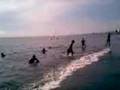 Parkour on the beach