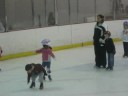 Meghu learning to skate Meghu learning to skate