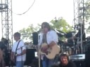 he didn't want to play it but the fans made him do it...so he had nashville star ashley hewitt join him on stage.