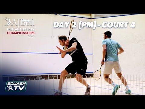 AJ Bell England Squash Championships - Court 4 - Day 2 - Evening
