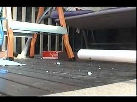 Pneumatic Cannon Shoots a ball ...