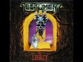 Testament - 1. Over The Wall - The Legacy [Music: Skolnick, Peterson] [Lyrics: Souza, Peterson] I've been a prisoner Trapped in by fear Ordered for the rest of my life Condemned in a jail cell Ain't seen life in years Escape is the only way out [CHORUS :] Restart my life Or self destruction To climb this wall Of dark construction Holding the quest for freedom That beckons me My sanity is all but gone My patience is growing very weak I need to get a hold of myself I stare at the wall For the ...