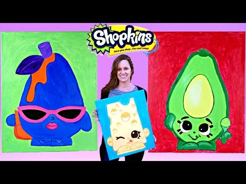 SHOPKINS Toy Paintings Do It Yourself Shopkins Season 2 Arts and Crafts for Kids by DCTC