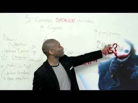 5 common mistakes in spoken English