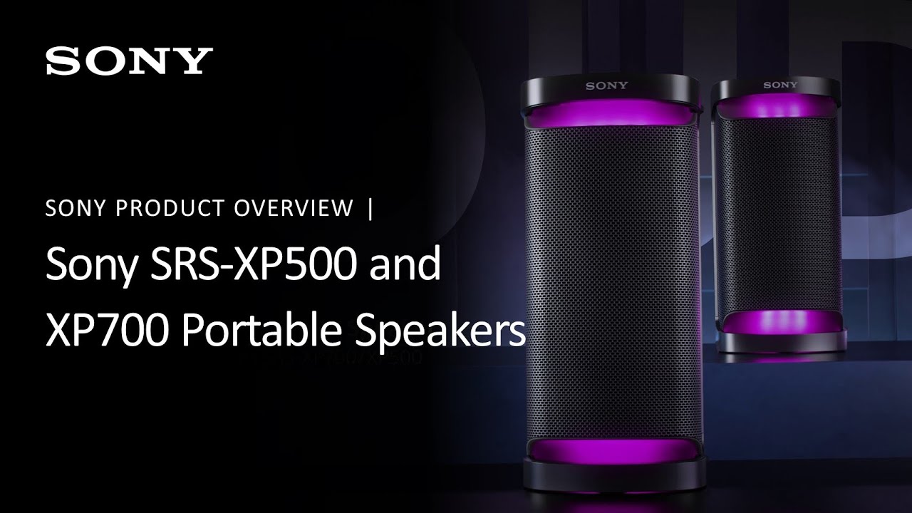 Sony SRS-XP500 X-Series Wireless Portable-BLUETOOTH-Karaoke Party-Speaker  with 20 Hour-Battery