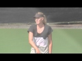 M.Sharapova Warm-up (PPO Tokyo) 20110927