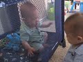 Jacob licking Tyler