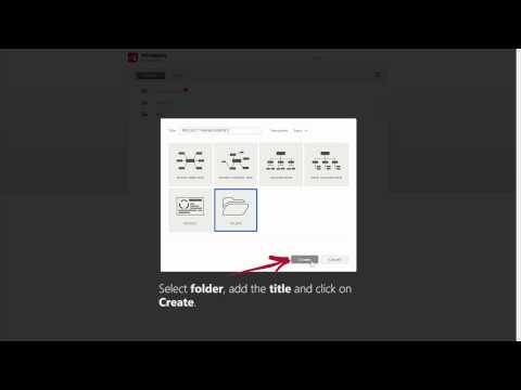 How to create folders and
subfolders