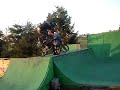 Slackerclothingbmx.com rider Nate Rocking the green beast Slackerclothingbmx.com rider Nate Rocking the green beast