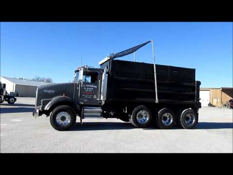 how to drive tri axle dump truck