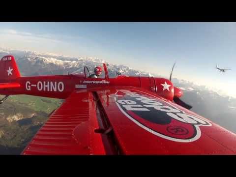Airshow - The Yak 55, based in Austria is flown by the Austrian Johann Fesl. The fully EASA certified and british registered G-OHNO, built in 1990 is the only one flyi...