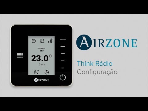 Configuração do termostato Think rádio