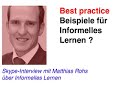 matthias rohs �ber informelles lernen, skype-interview mit dem schweizer experten f�r die scope_08 - the future of learning conference