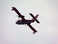 CL-215 Water Bomber practice drop Paddys Pond NL