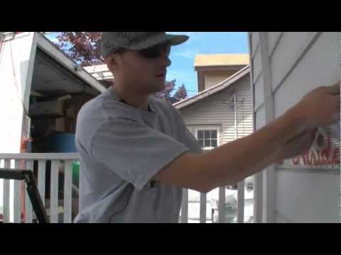 how to fasten aluminum siding