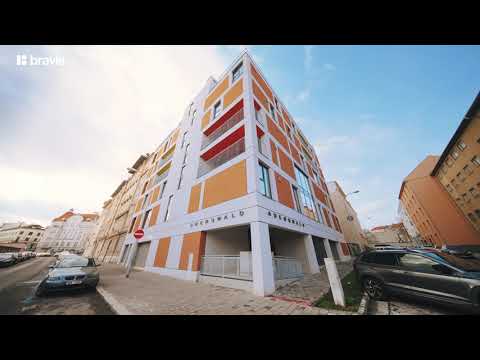 Video Podnájem bytu 2+kk, Brno - Zábrdovice, ul. Auerswaldova, novostavba, terasa, garážové stání, první n