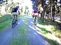Somikon HD-Action-Cam DV-72 Downhill-Biken am Fichtelberg / Oberwiesenthal (Helmbefestigung)