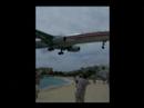 Low passes at Maho Beach