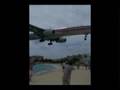Low passes at Maho Beach