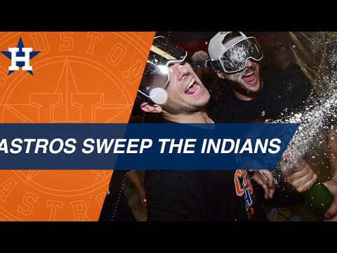 Video: Astros sweep the Indians to advance to the ALCS