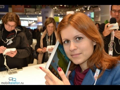 Демонстрация Samsung Galaxy Note 8.0 на MWC 2013 (hands-on)