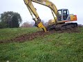 Dig Grade through hills unlike Trenching Machines