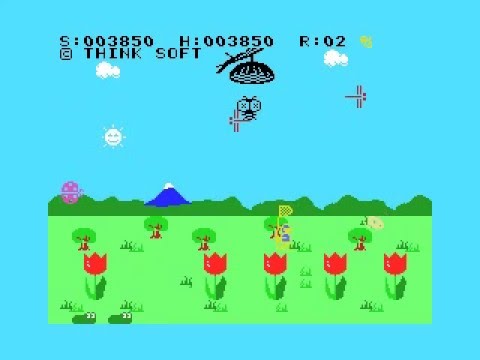 Bee & Flower (1983, MSX, Compile)