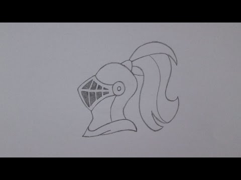 video-linktoworks-How to draw a knight helmet - YouTube