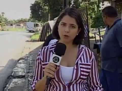 Matéria do JPB sobre os problemas na pista do Cuiá, acesso ao Valentina