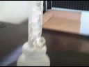 how to break glass evenly