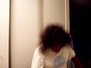rocking out in the mirror