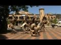 Zulu Dance in mainstreet St.Lucia