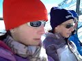 UN DÍA DE ESQUÍ Y SOL EN LA CORDILLERA CANTÁBRICA, EN ASTURIAS. FEBRERO DE 2006, CON CARMEN GRANDA Y BELÉN VICENTE COMO ESPECIALISTAS