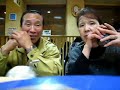 People react to video camera on a sushi-go-round in japan