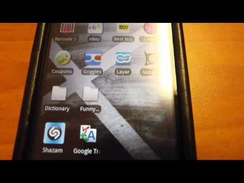 how to get facebook app on droid x