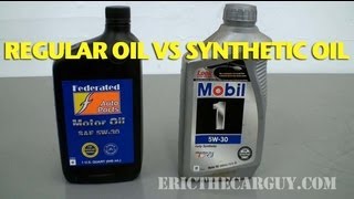 Synthetic Oil Vs Regular Oil - Regular Oil Vs Synthetic Oil Ericthecarguy Vidinfo Synthetic Oil Vs Regular Oil - Regular Oil Vs Synthetic Oil Ericthecarguy Vidinfo