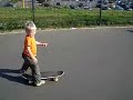 3 year old skateboarder