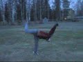 Me doing tricks, just some wallflips, tumbling and so on...