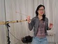 Diana Eng demonstrates and explains a Yagi antenna, useful for transmitting directional signals. blog.makezine.com