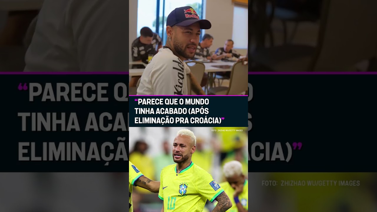 NEYMAR DEU O PAPO SOBRE ELIMINAÇÃO CONTRA CROÁCIA NA COPA DO MUNDO! Crédito: Neymar Jr #shorts