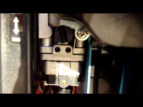 how to adjust a small engine carburetor