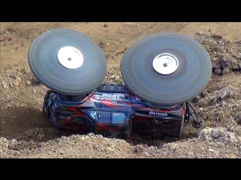 HPI - http://www.RCSparks.com - AWESOME! This is MEDiC's Personal Choice MONSTER TRUCK for the 2012 RC ADVENTURES Season! The Electric Savage Flux HP from HPI Raci...