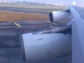 tap airbus a340 landing at lisbon