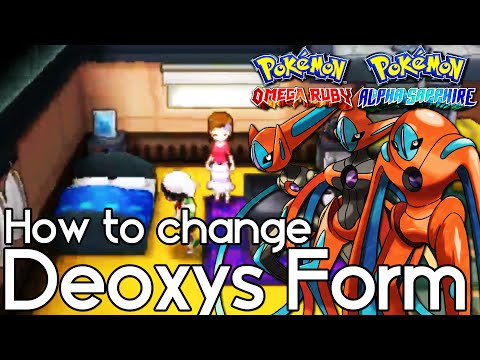 how to change deoxys form in omega ruby