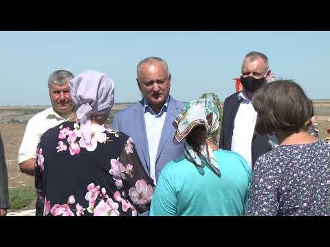 Şeful statului a vizitat satul Oxentea din raionul Dubăsari
