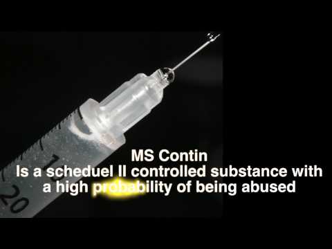 how to dissolve ms contin