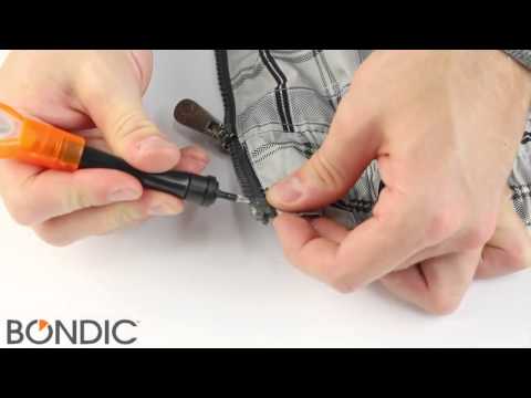 how to repair nylon zipper