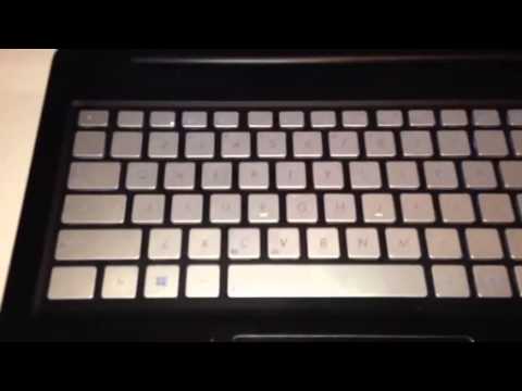 how to turn keyboard light on toshiba