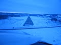 Landing at Kjeller in crosswind Landing at Kjeller in crosswind