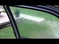 How To Get Window Tint Glue Off Window
